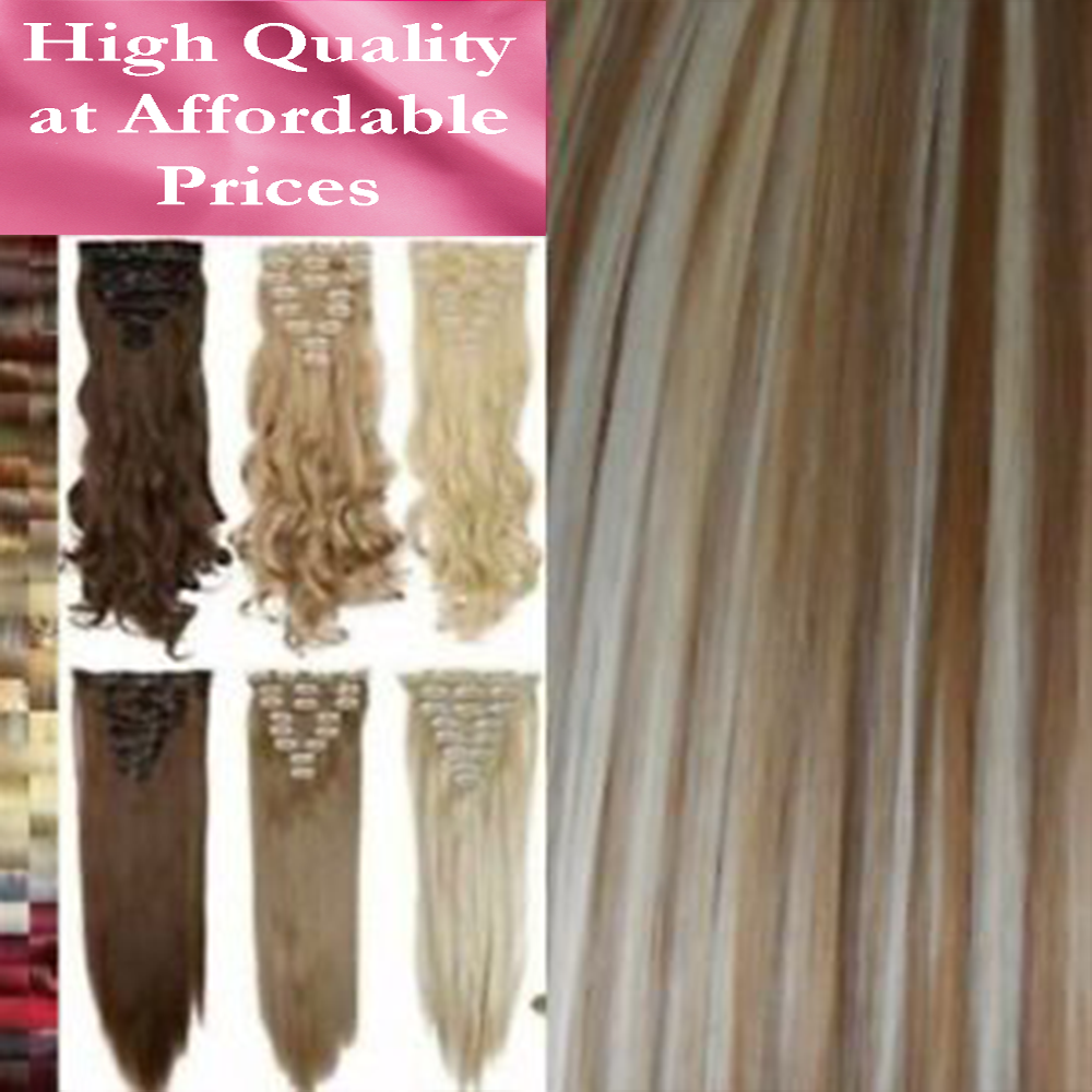 1,000 X Mixed Synthetic Hair Extensions READ DESCRIPTION