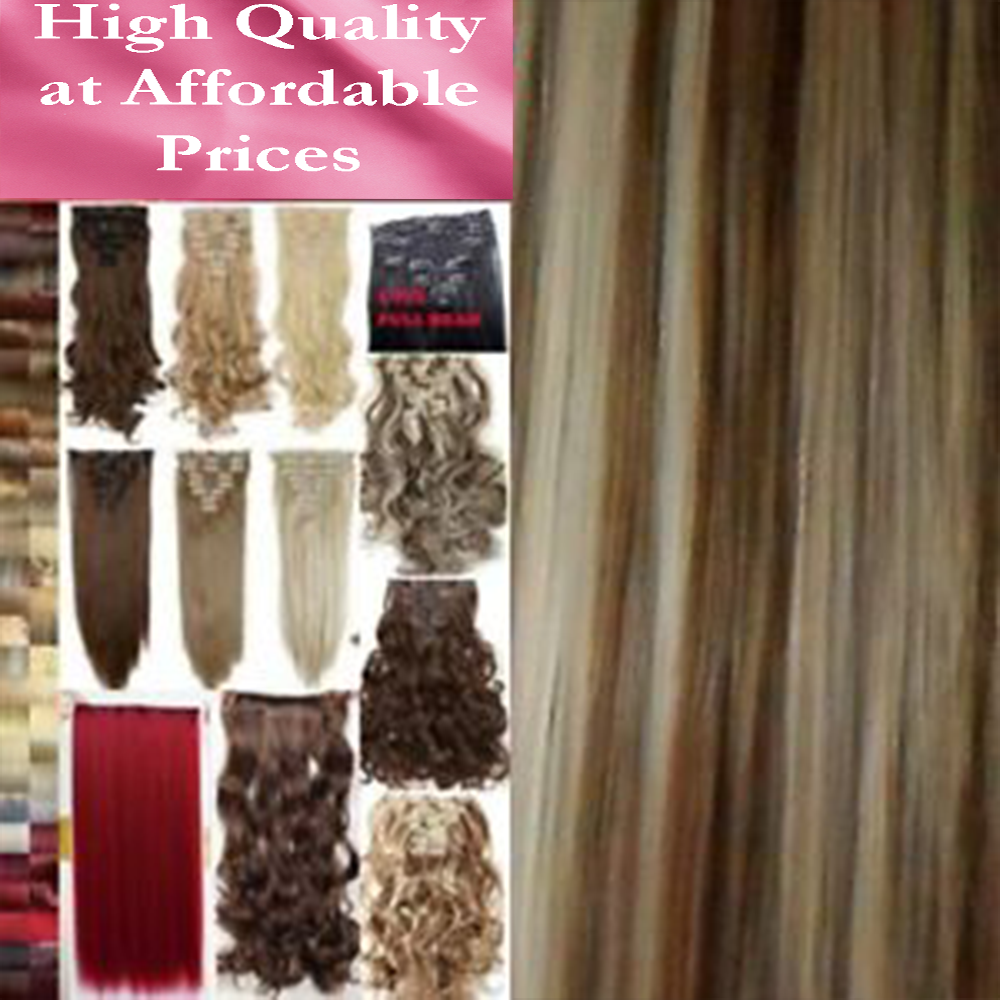 1,000 X Mixed Synthetic Hair Extensions READ DESCRIPTION