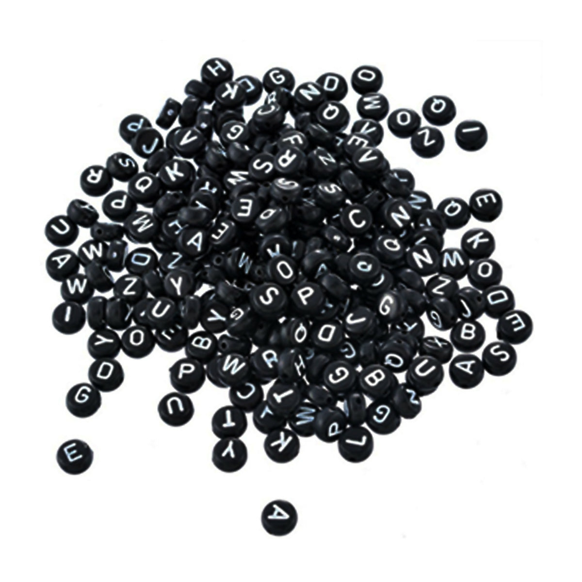 100 x 480 Pack Alphabet Letter Beads Jewellery Making