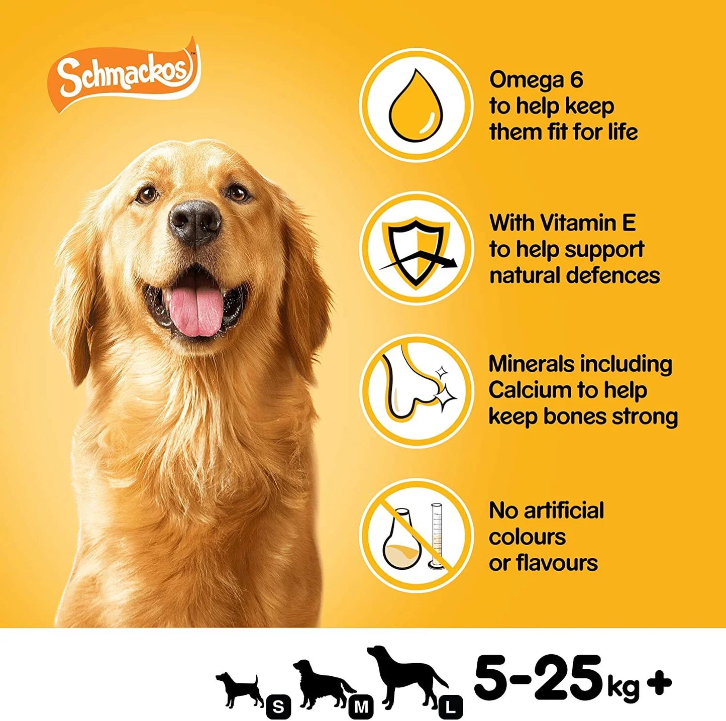 180 Packs of Pedigree Schmackos Multi Mix Dog Treats
