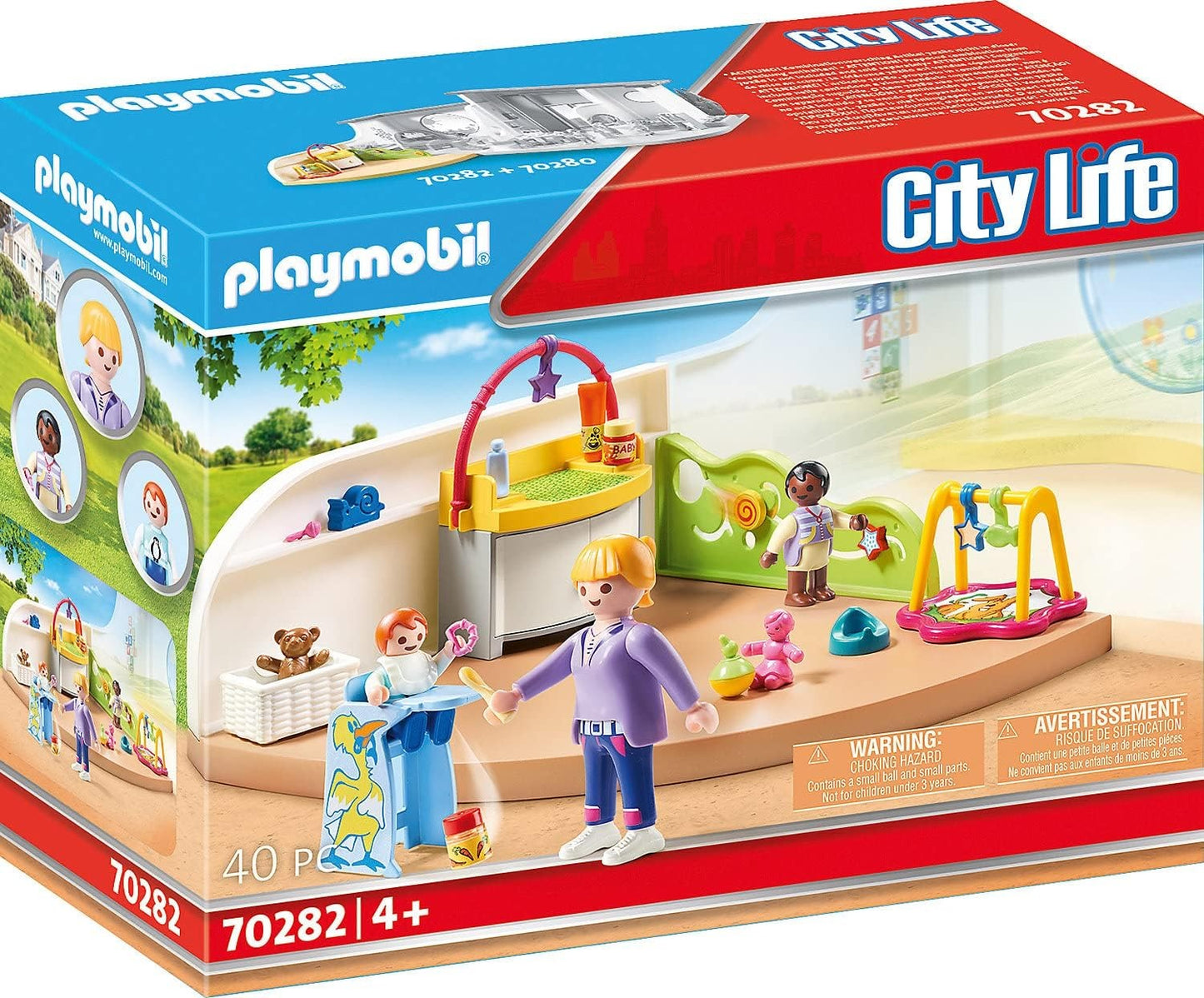 100 X PLAYMOBIL 70282 City Life Toddler Room