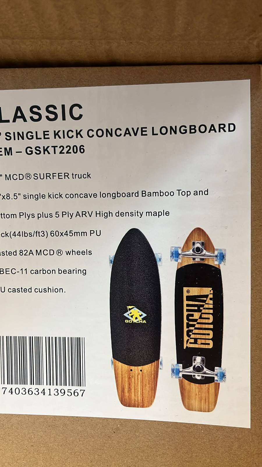 100 X Gotcha Skateboards Mixed USA BRAND