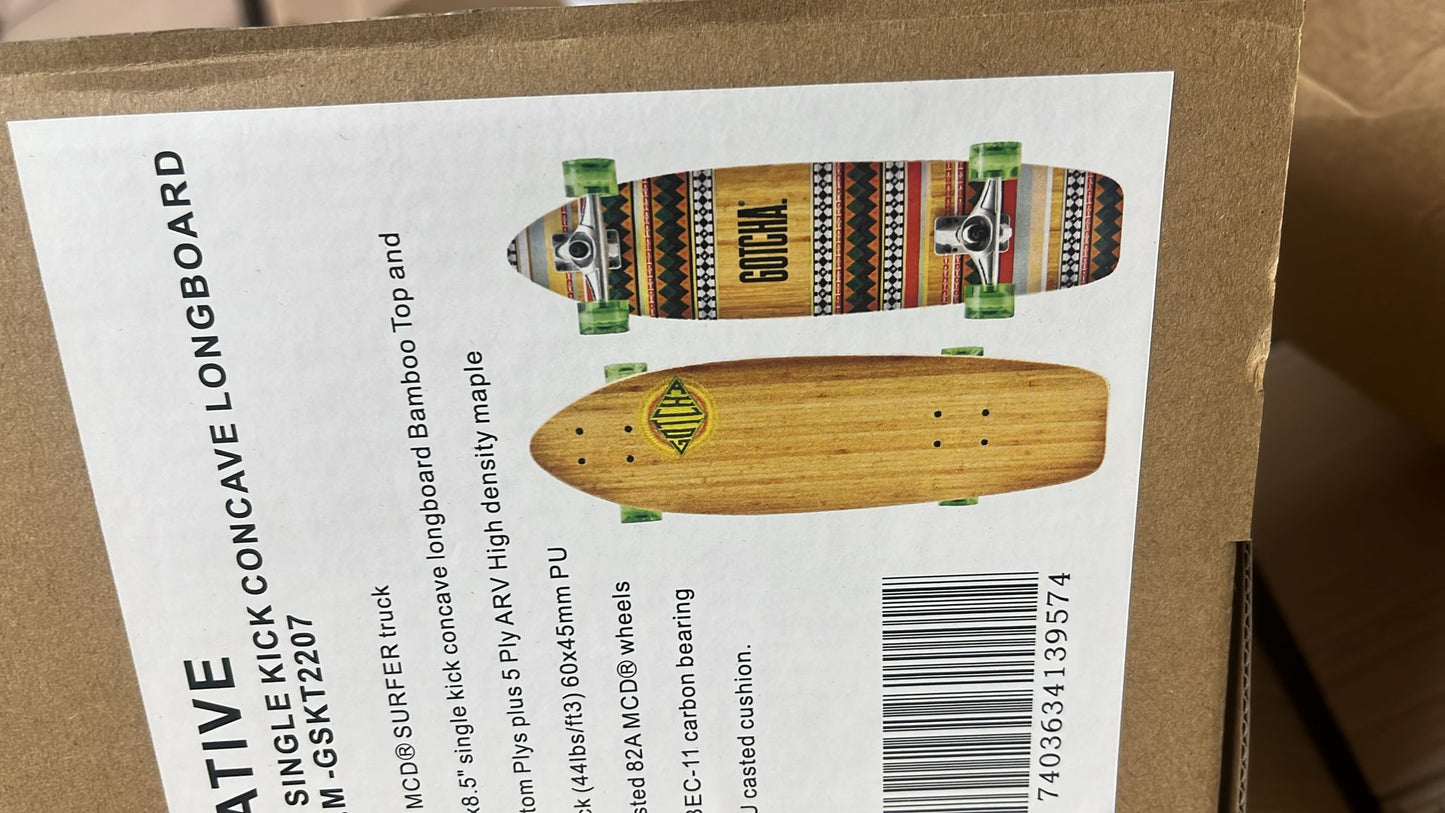 100 X Gotcha Skateboards Mixed USA BRAND