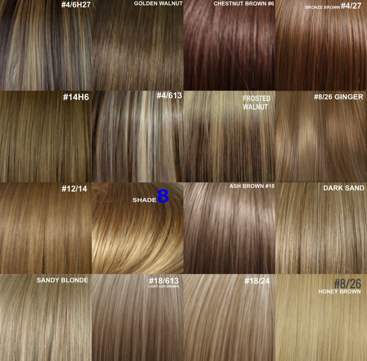 1,000 X Mixed Synthetic Hair Extensions READ DESCRIPTION