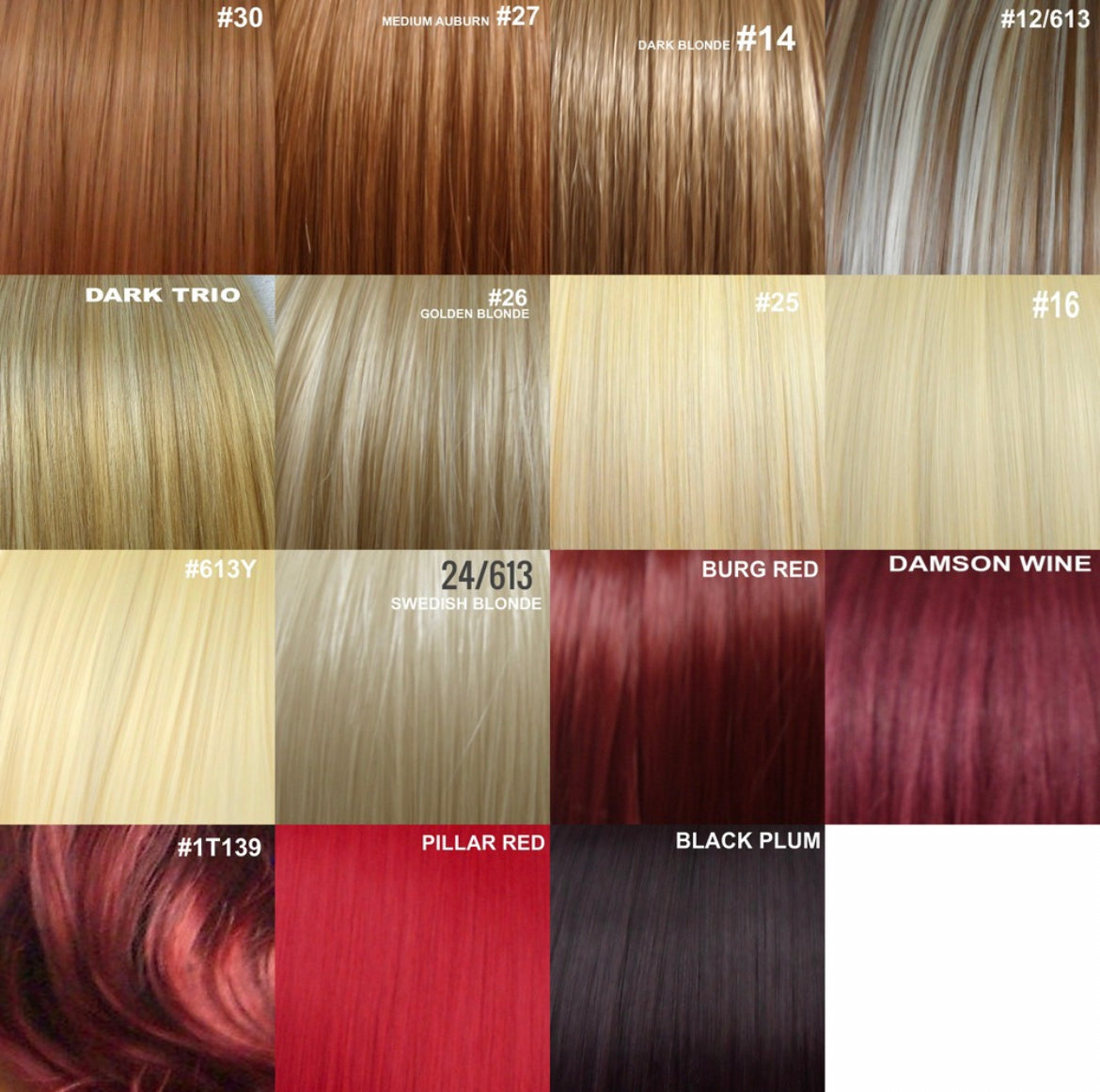 1,000 X Mixed Synthetic Hair Extensions READ DESCRIPTION