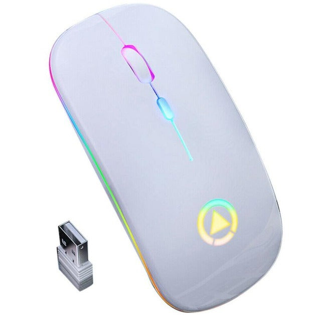 65 X Ultra Thin Mouse 2.4Ghz Optical RGB Black=55 White=10