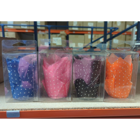 22pcs Baking Cases Cup Cake Cases Mixed Joblot