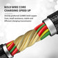 100 X USB C Data Cable Braided Nylon 90 Degrees 1.2M