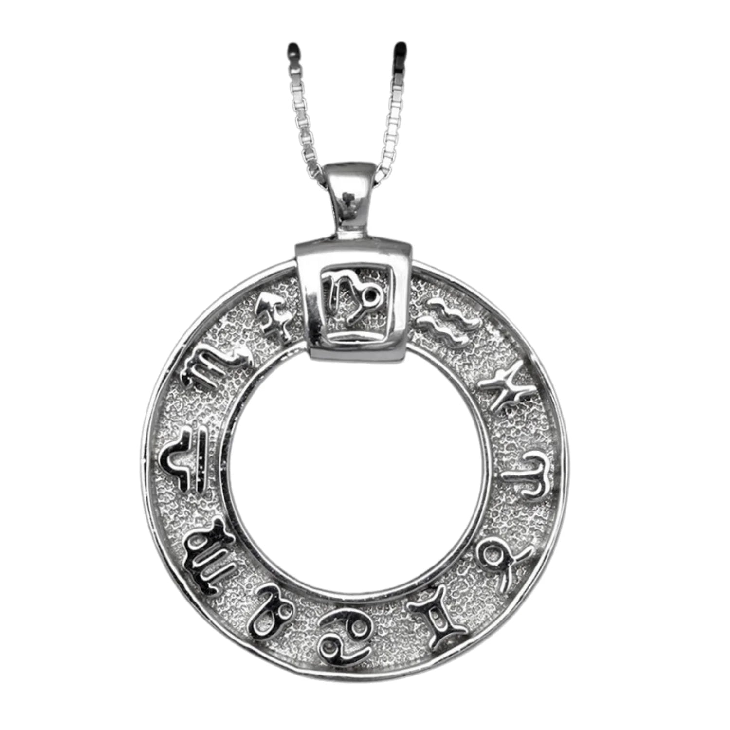 10 X Zodiac Pendant Silver Sterling Silver 925