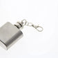 200 X Homiu Hip Flask Stainless Steel Keyring