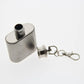 200 X Homiu Hip Flask Stainless Steel Keyring