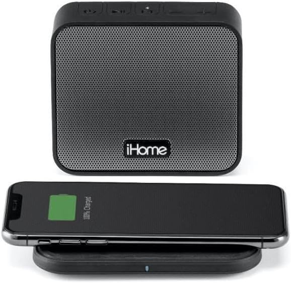 40 X iHome Portable Bluetooth Speaker with Wireless Fast Charger iBTW88