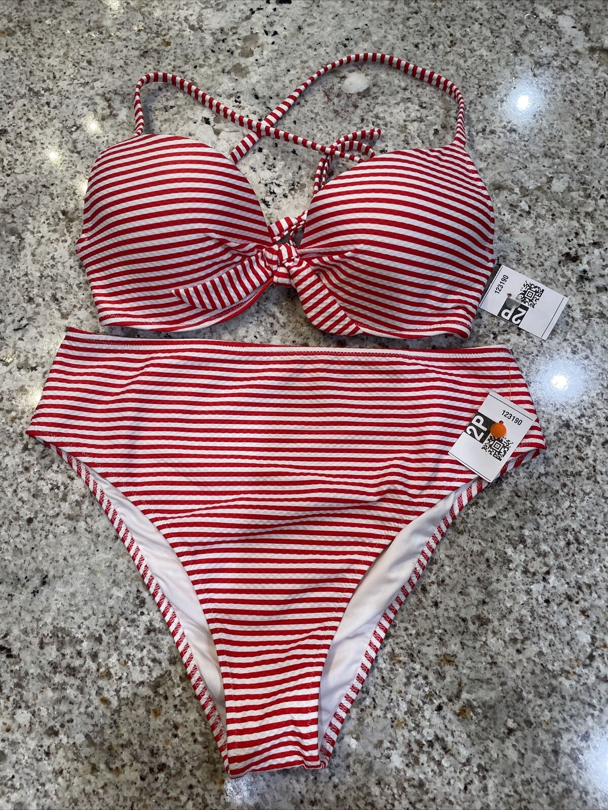 100pcs Shade & Shore Bikini Sets Striped READ DESCRIPTION FOR BREAKDOWN