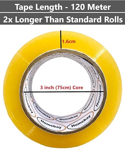 288 X 4 Jumbo Parcel Tape Extra Long Heavy Duty