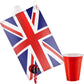 48 X Flask 2 Liters British Flag for Party & Birthday