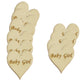 5000 Wooden Heart Embellishment Engraved Word Baby Girl