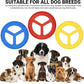 100 X Dog Flying Disc 3 COLOURS EVENish MIX