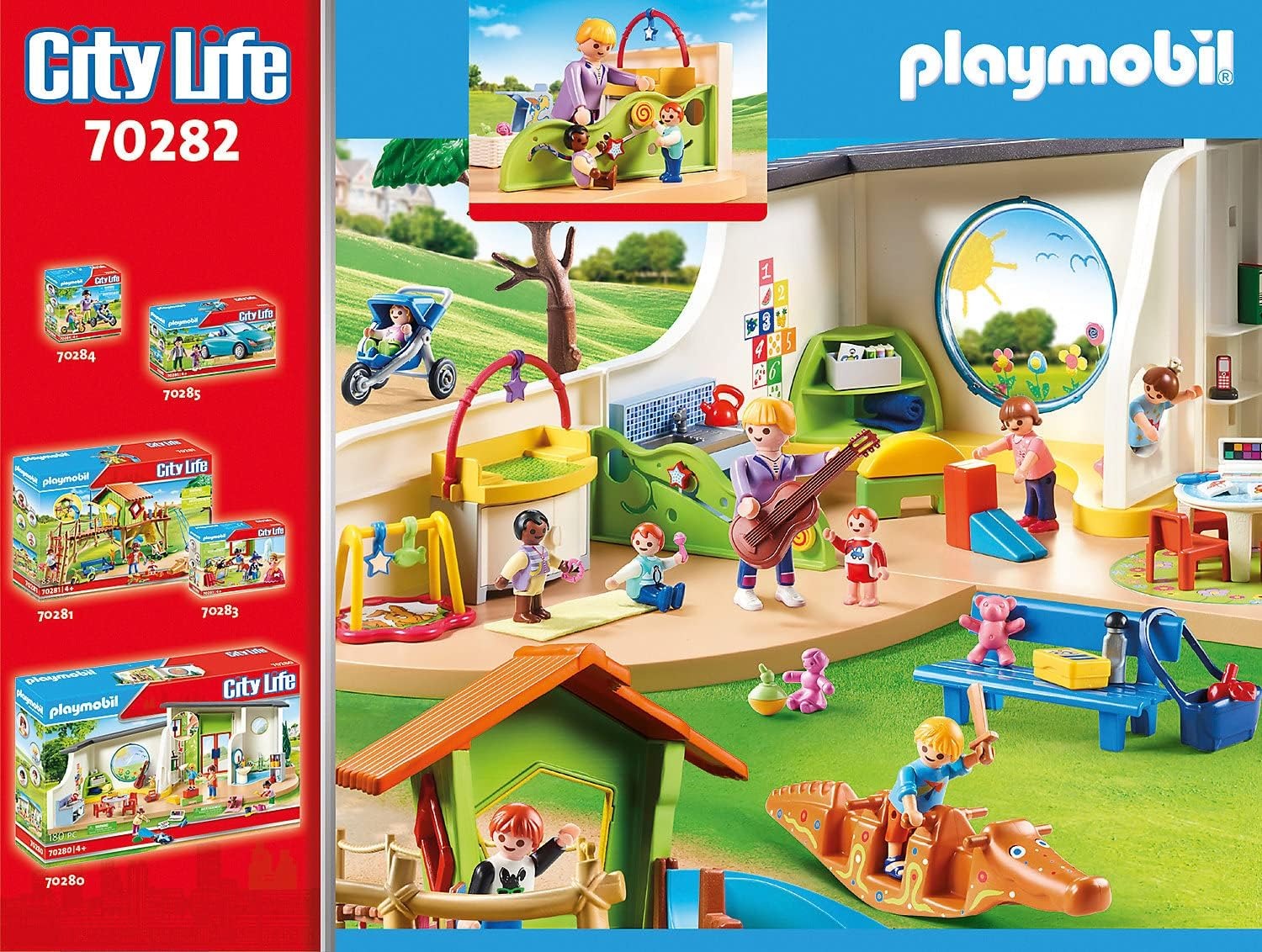 Playmobil creche on sale