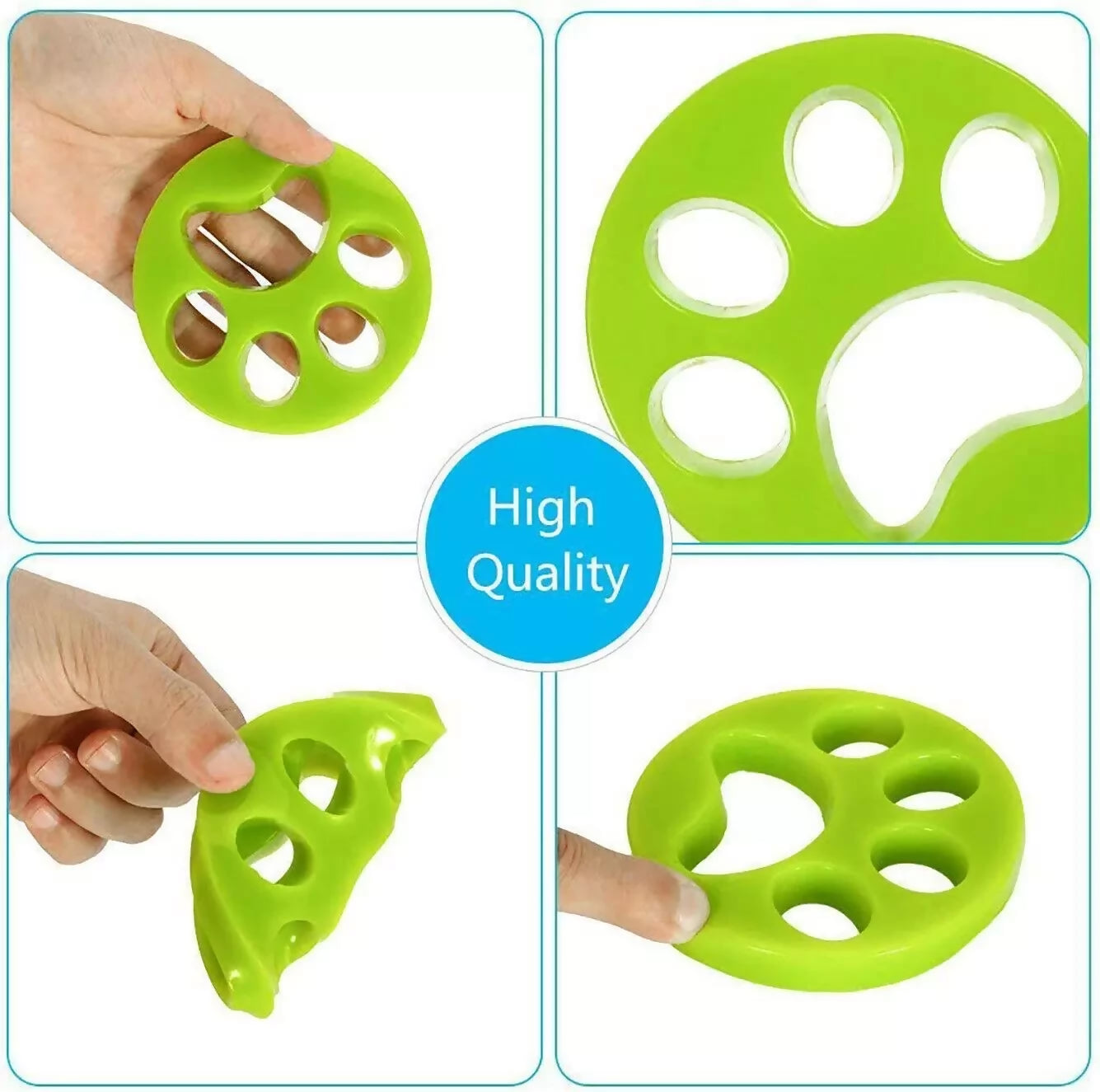 500 x Pet Hair Remover Laundry Washing Machine Reusable Cat Dog Fur Lint Catcher