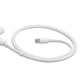 200 x Google 18w Fast Charge USB-C TO USB-C Cable Charger Lead White (Re-tied)