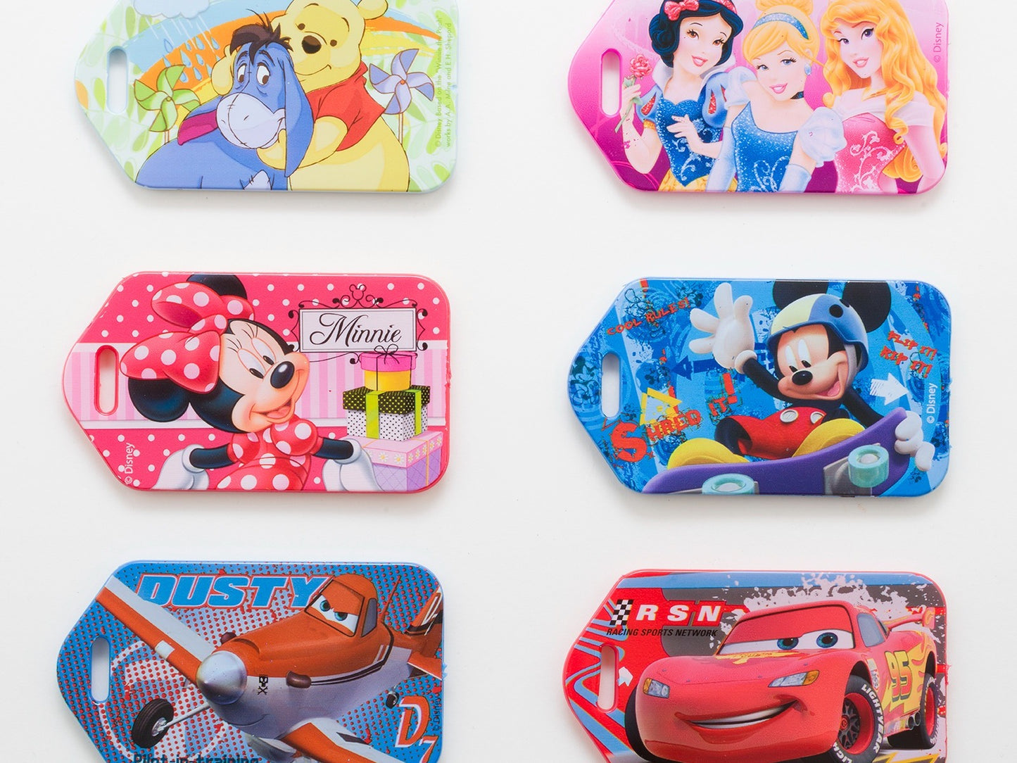 288 X Disney Luggage Tags 6 Styles MIXED