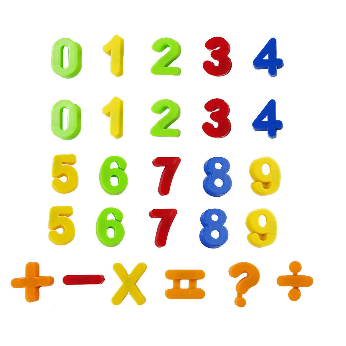 26 x 50 Pack of Magnetic Numbers & Symbol Fridge Magnets