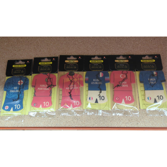 250pcs Car Air Fresheners Football Mixed Joblot