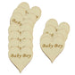 5000 Wooden Heart Embellishment Engraved Word Baby Boy