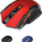 197 X Gaming Mouse Wireless 2.4 GHZ  Red=56 Black=95 Blue=46