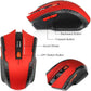 197 X Gaming Mouse Wireless 2.4 GHZ  Red=56 Black=95 Blue=46