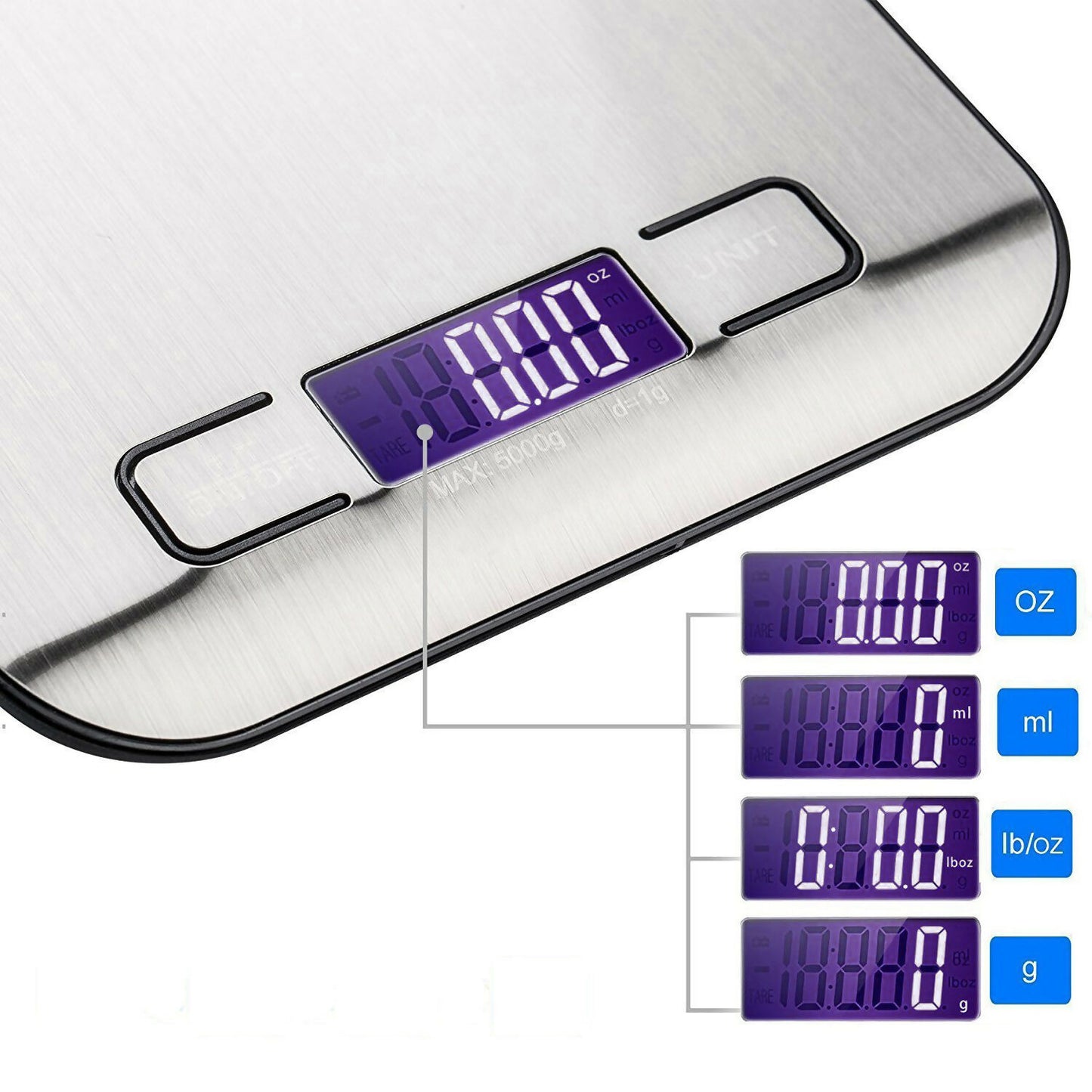 50x Digital Kitchen Scales 5kg Capacity