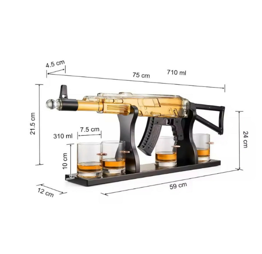 20 X Rifle Whiskey Decanter