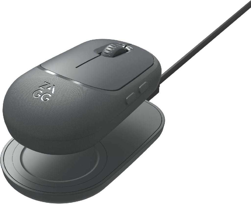 ZAGG Pro Mouse with QI- Wireless Charging Black 6