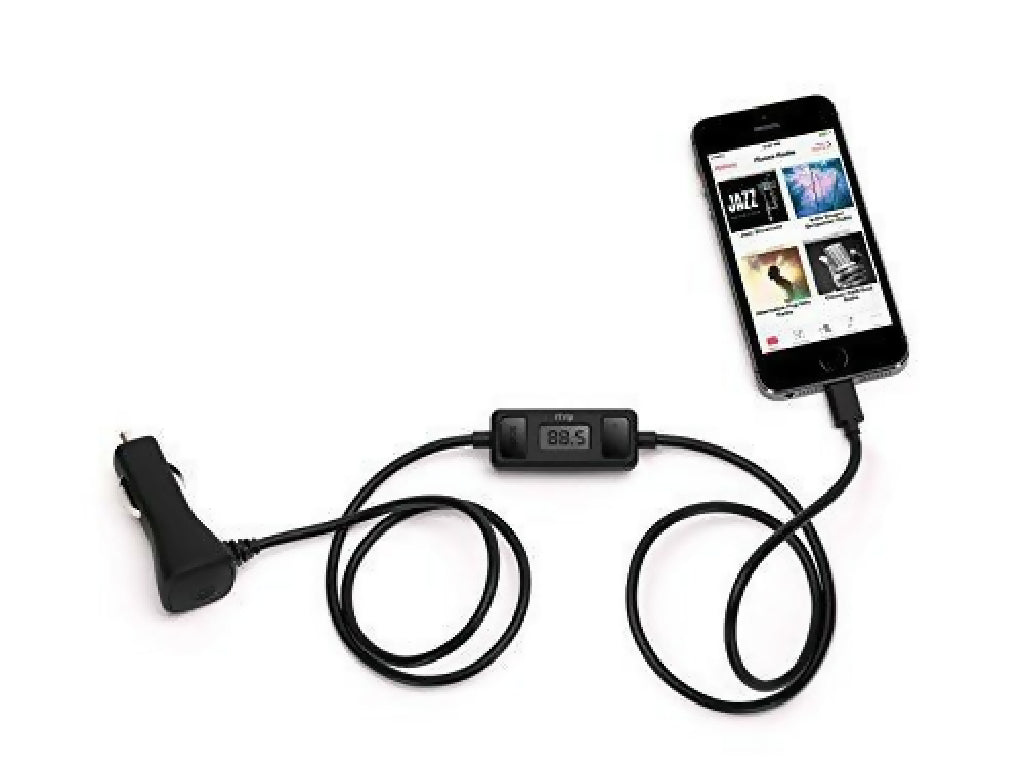 Griffin iTrip Auto With FM Transmitter & Lightning Connector Black 3