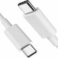 200 x Google 18w Fast Charge USB-C TO USB-C Cable Charger Lead White (Re-tied)