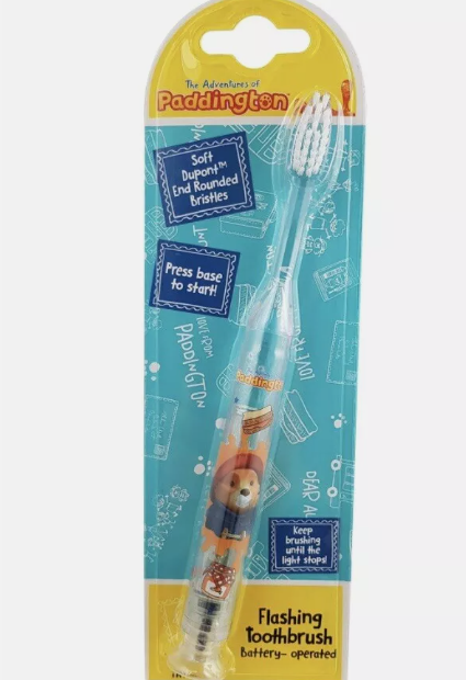 96 X Paddington Bear Flashing Battery Powered Toothbrush