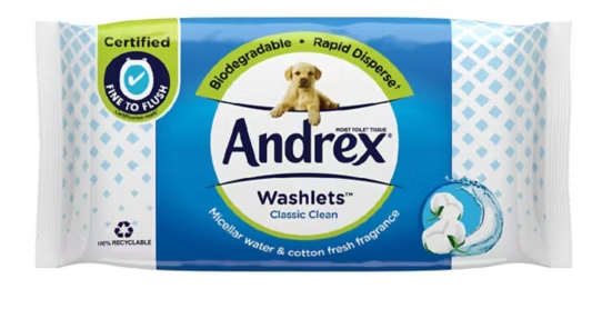 118 X Andrex Washlets