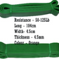 230 X Resistance Bands (130X Black, 100X Green)