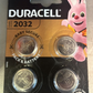 336 X 4 Pack Duracell 2032 Batteries EXPIRY 2033