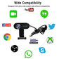 100 x VIVITAR HD Webcam USB AutoFocus Web Camera With Microphone For Windows / Apple Mac OS etc.