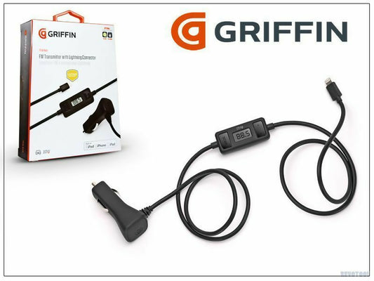 96 x Griffin iTrip Auto FM Transmitter With Lightning Connector Charger For iPhone iPad iPod (GA38632)