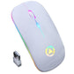 65 X Ultra Thin Mouse 2.4Ghz Optical RGB  Black=55 White=10