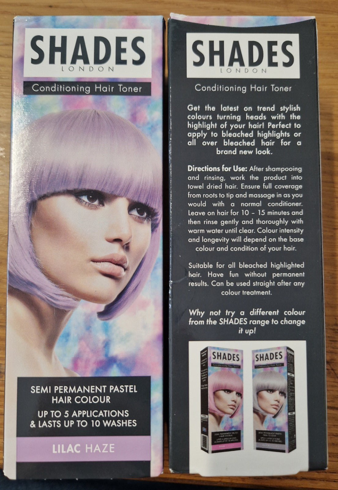 60X Lilac Haze Shades Of London Semi Permanent Pastel Toner