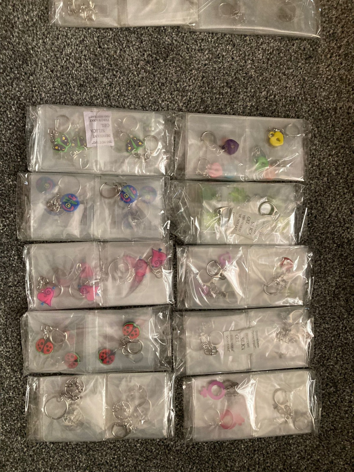 1,000 Pcs Key Ring Mixed Joblot