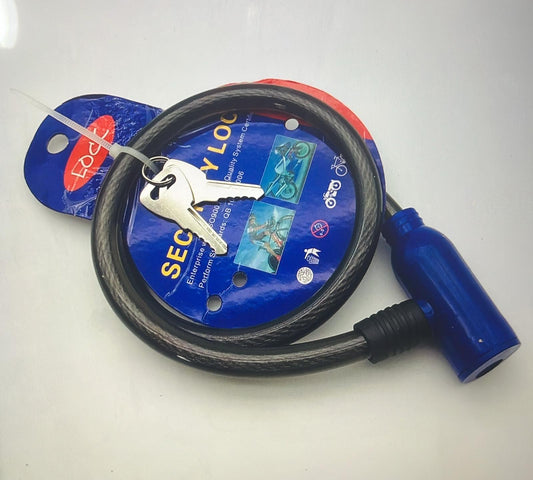 100 X Bike Locks MIXED COLOURS BLUE,RED,BLACK