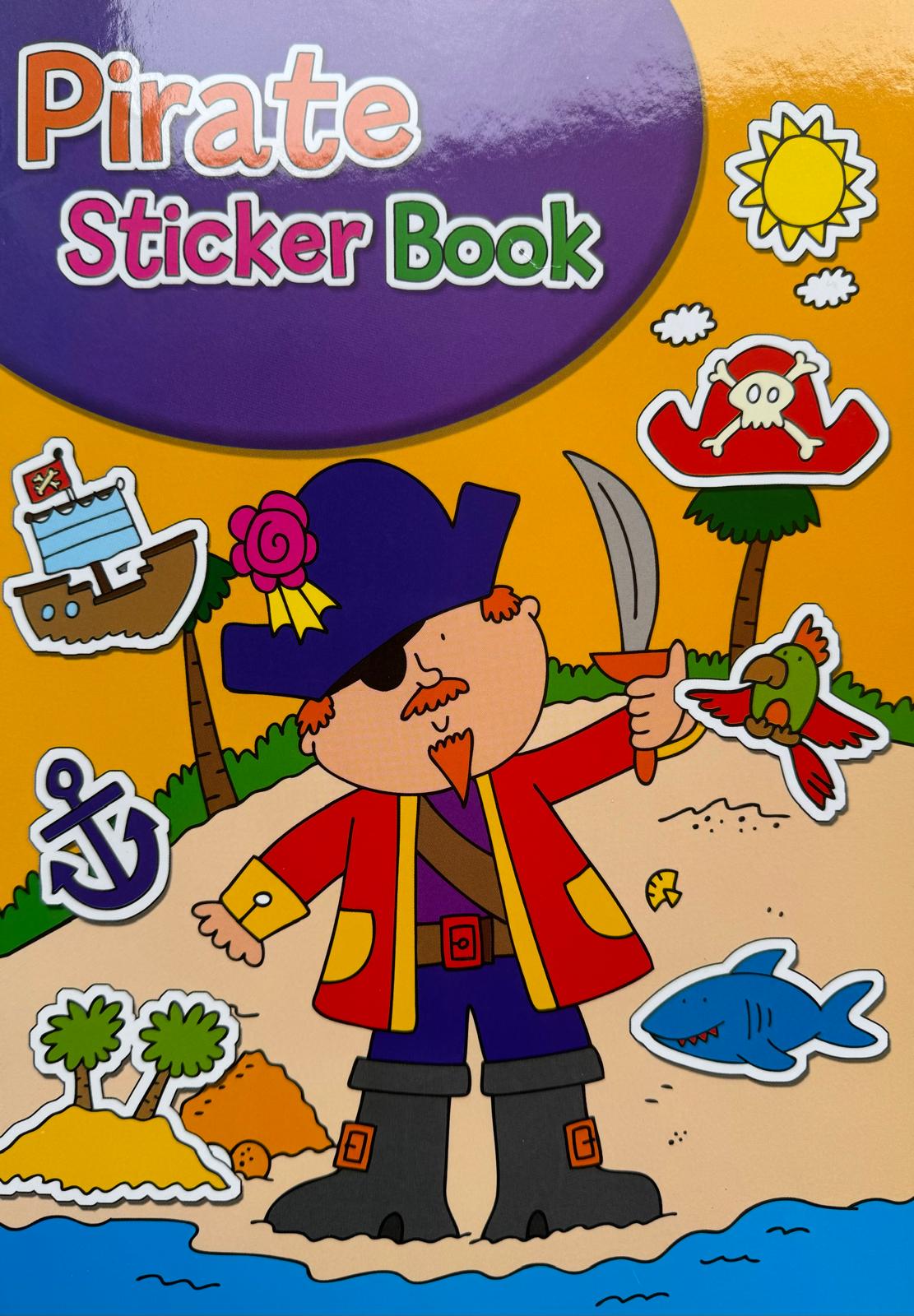 396 X Colouring and sticker books Farmer/Pirate/Princess/Fairy