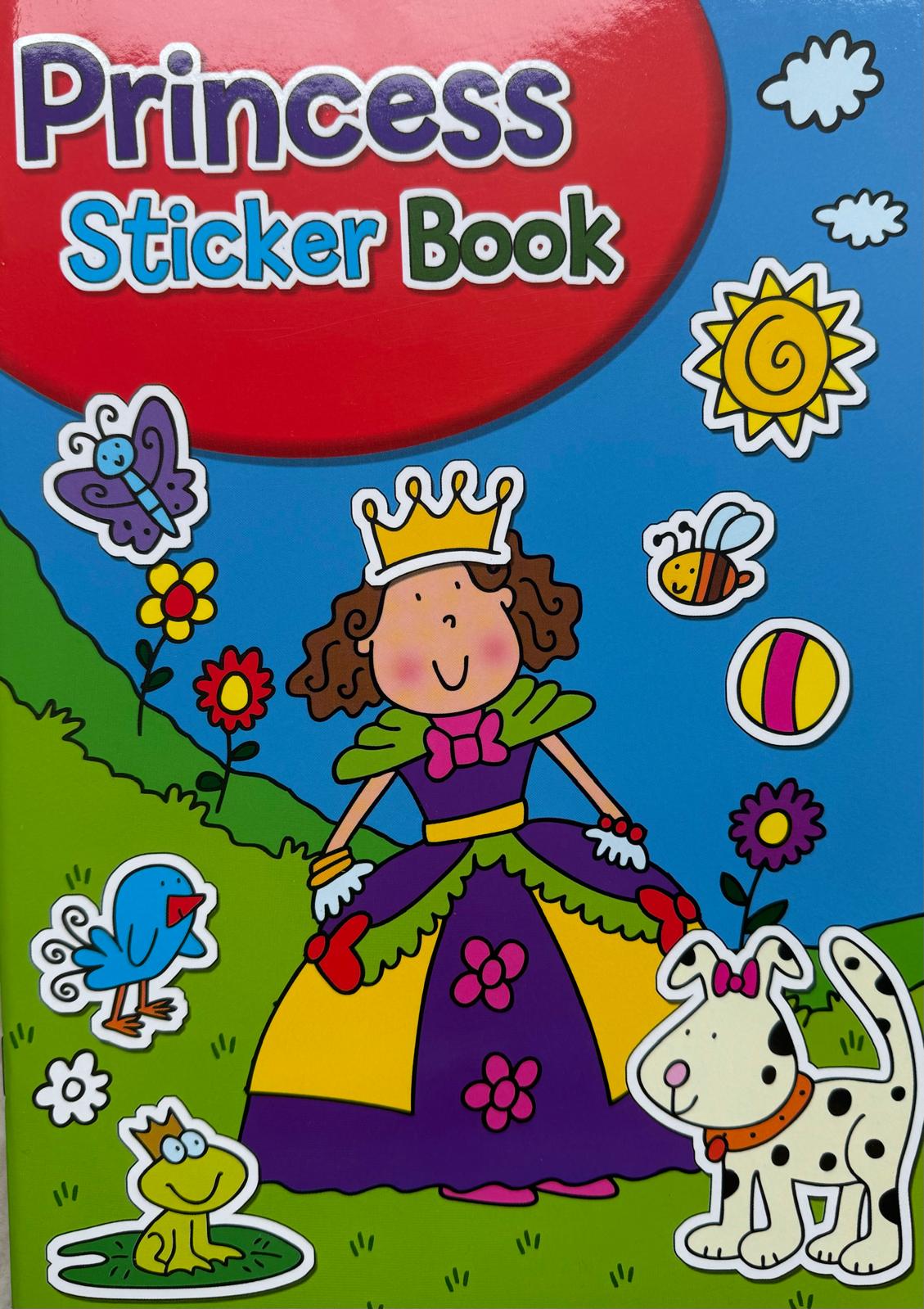 396 X Colouring and sticker books Farmer/Pirate/Princess/Fairy