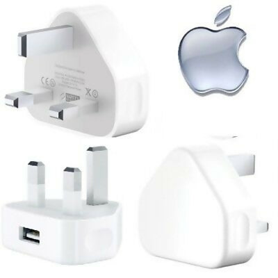 100 x Apple 5w USB Power Adapter Charger For iPhone iPad iPod Watch etc. - White