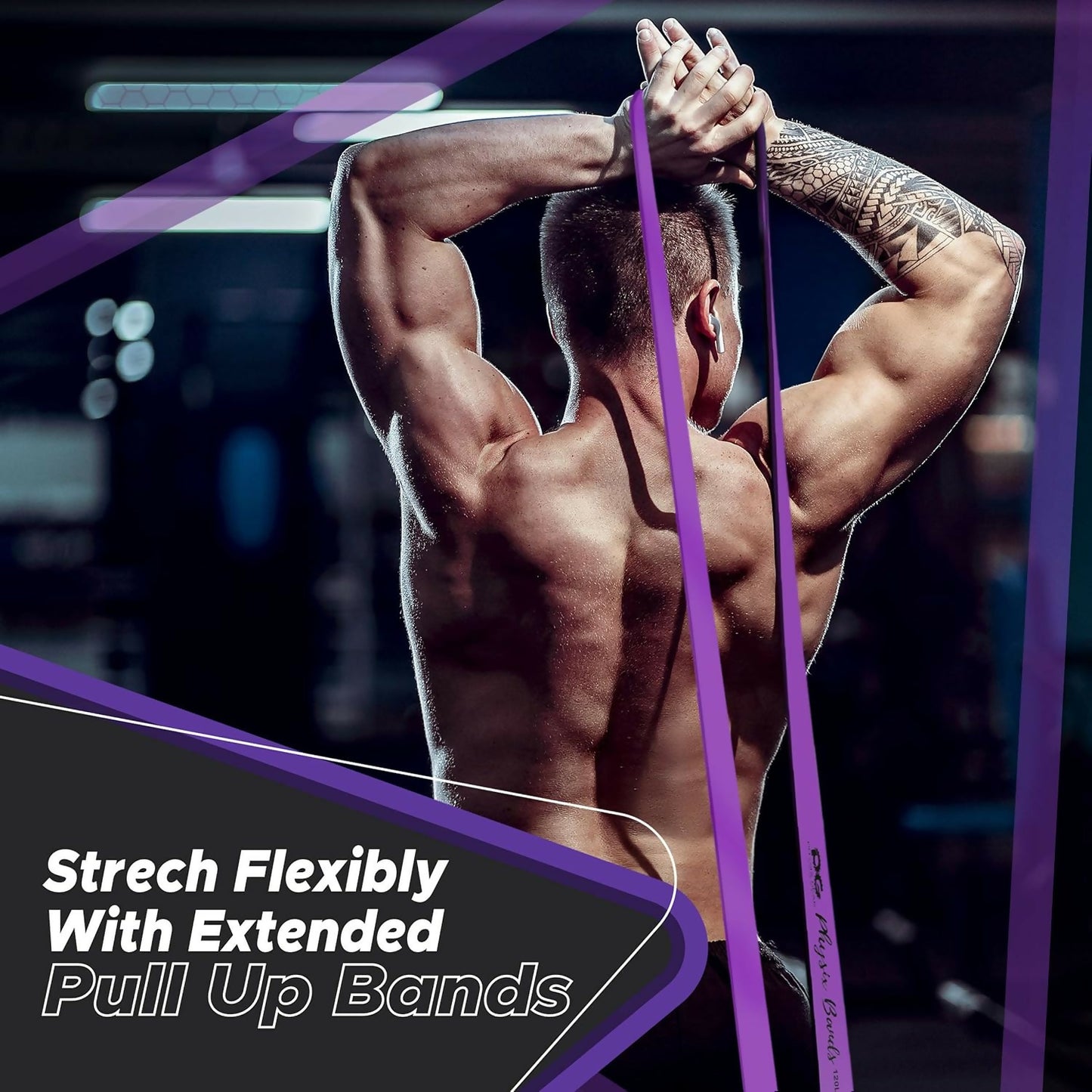 28x Physix Pull Up Assistance Bands, Best Resistance Bands Set for Pullup Assist RRP £24