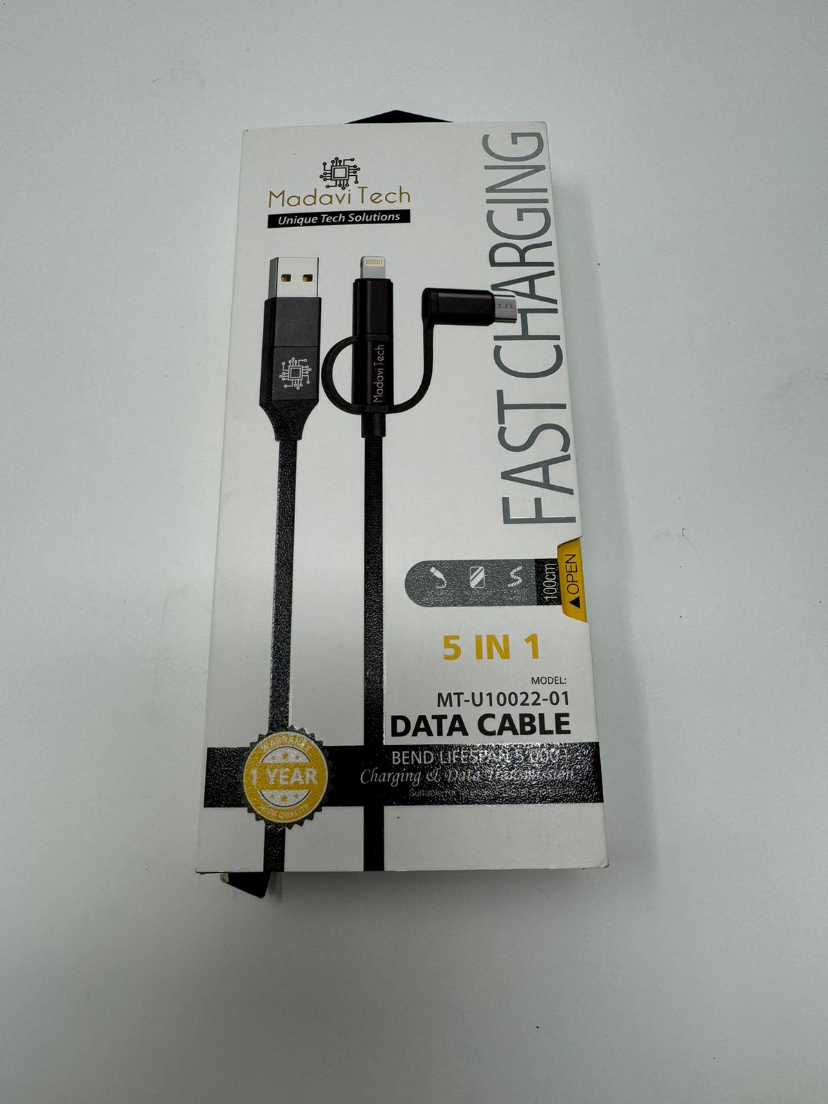 126 X 5in1 Cable Fast Charging Data Cable